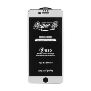 خرید عمده گلس SUPER Sمدل iPhone 6 Plus / iPhone 7 Plus / iPhone 8 Plus - سفید
